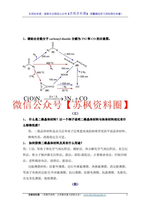 材料制备科学与技术